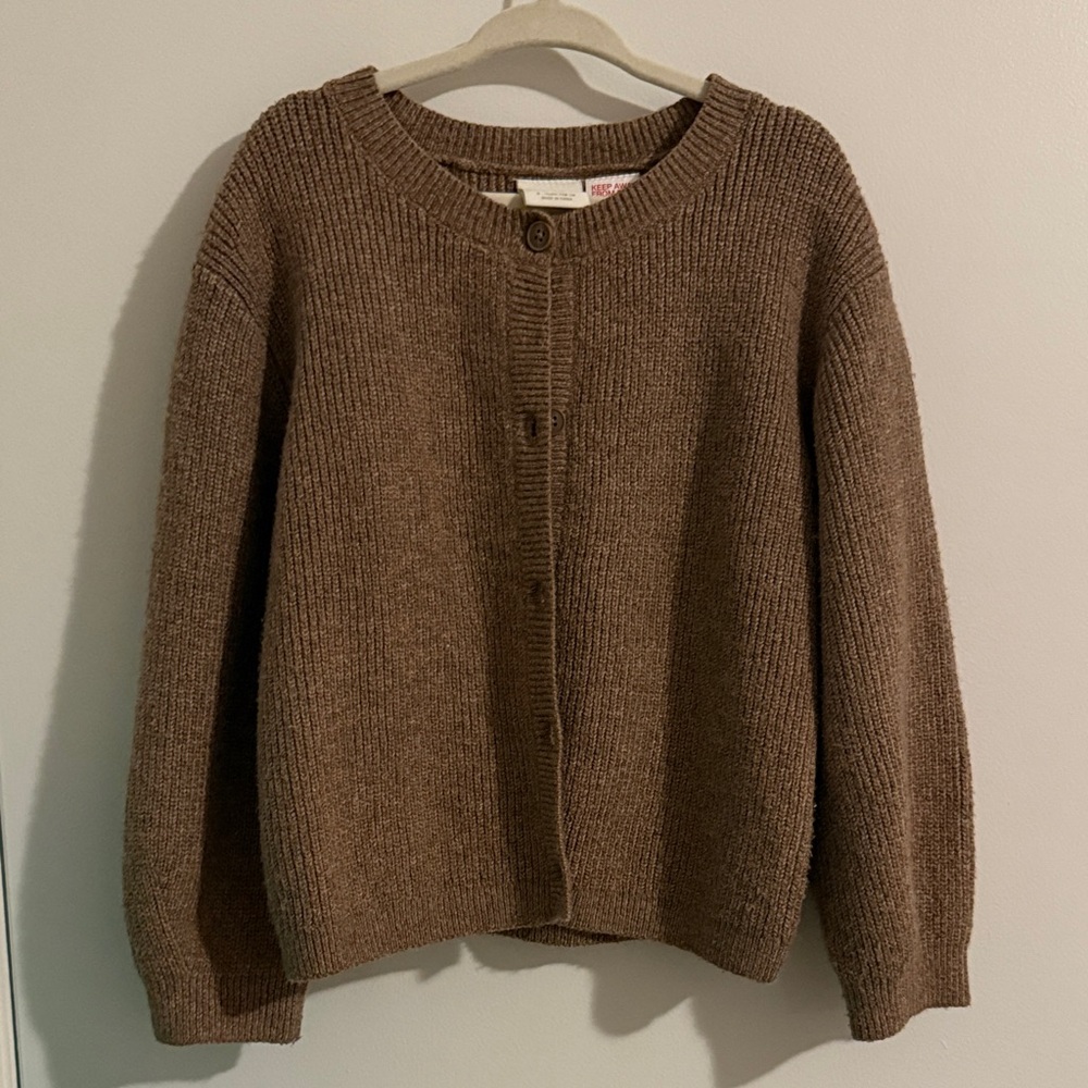 Zara kids Brown Cardigan 5y